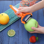 3 in 1 Vegetable Fruit Peeler 360 Degree Rotary Potato Carrot Grater Turnip Cutter Slicer Melon Multifunctional Kitchen Tool