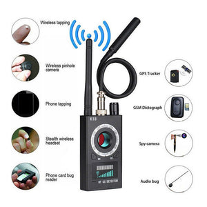 Multi-function Anti-spy Detector Camera GSM Audio Bug Finder GPS Signal lens RF Tracker Detect Wireless Products