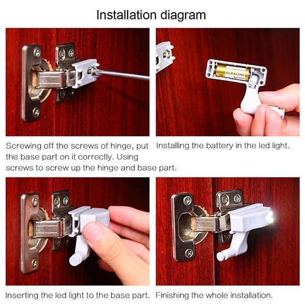 Smart Touch Sensor Cabinet LED Light（10pcs）