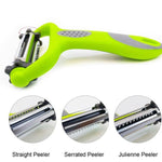 3 in 1 Vegetable Fruit Peeler 360 Degree Rotary Potato Carrot Grater Turnip Cutter Slicer Melon Multifunctional Kitchen Tool