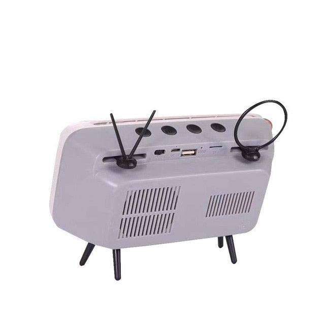 2-in-1 Retro TV Phone Holder & Speaker