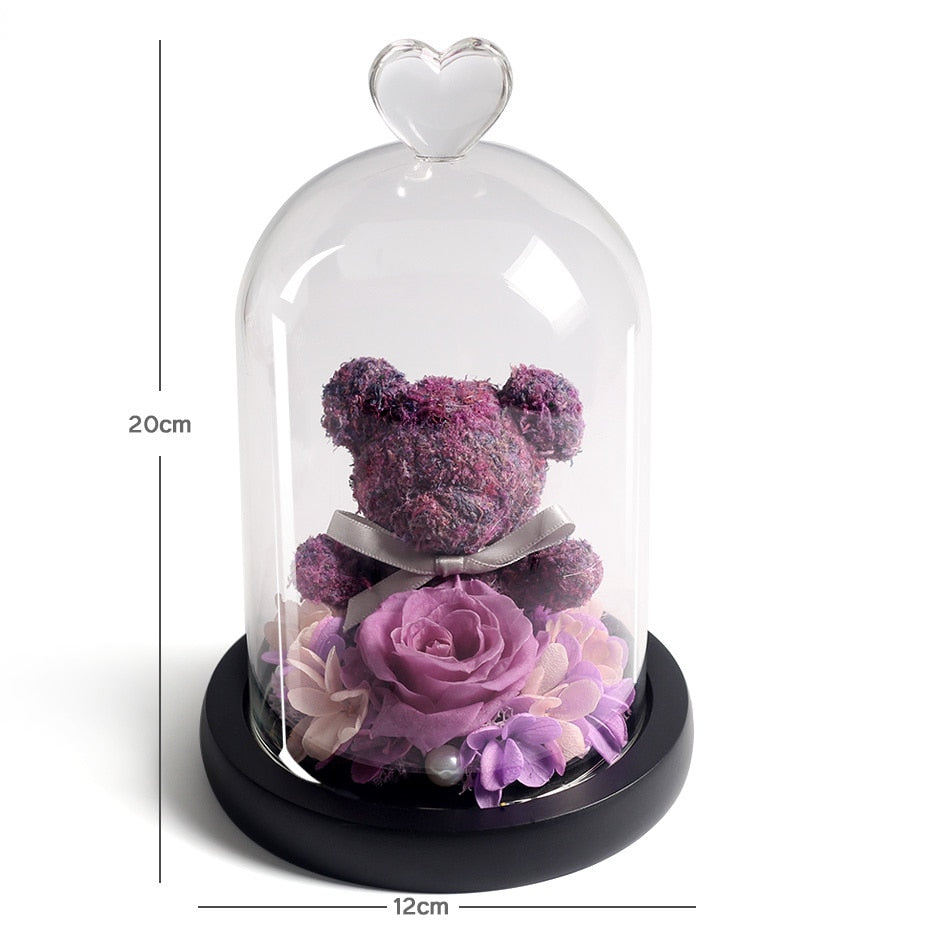 Eternal Rose Bear