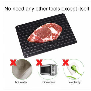 Fast Defrosting Tray Thaw Frozen Food Meat Fruit Quick Defrosting Plate Board Defrost Kitchen Gadget Tool