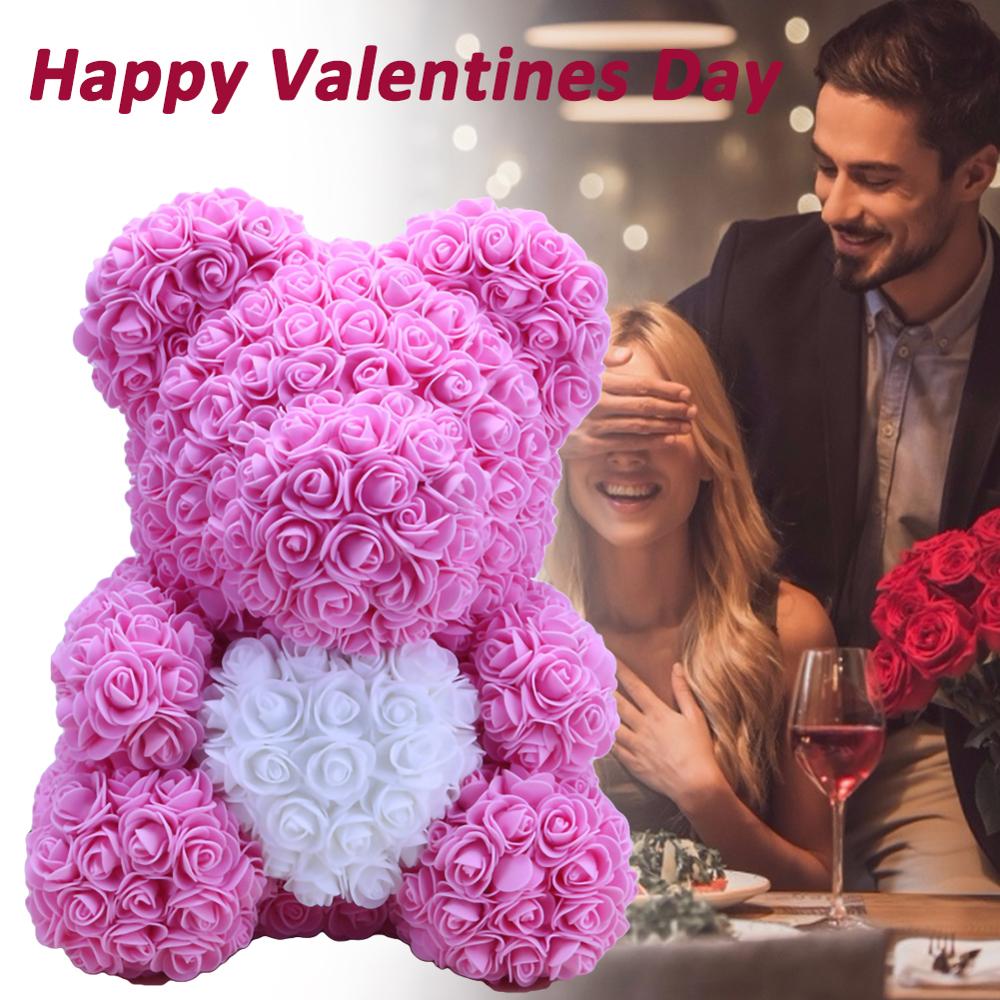 Rose Bear Teddy with Heart