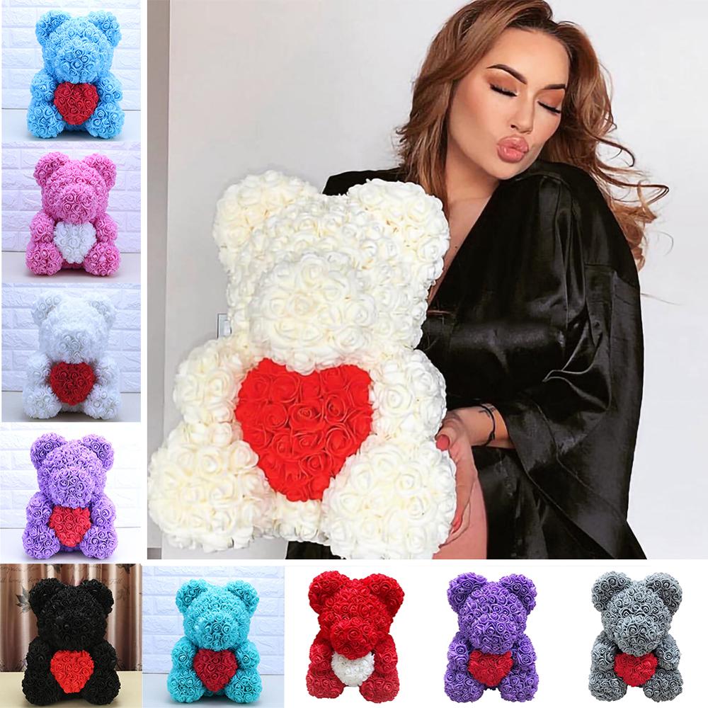 Rose Bear Teddy with Heart