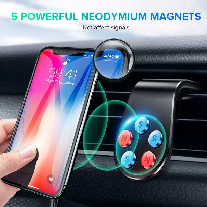 Magnetic Car Phone Holder Universal Car Air Vent Magnet Stand in Car for Iphone Hauwei Samsung Xiaomi Magnetic Wall Holde Stand