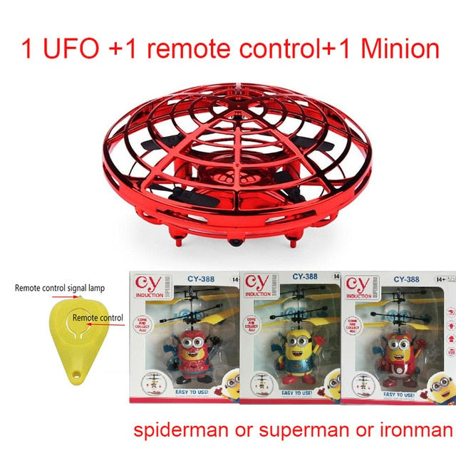 UFO Hand-Controlled Flying Mini-Drone (Ages 5+)