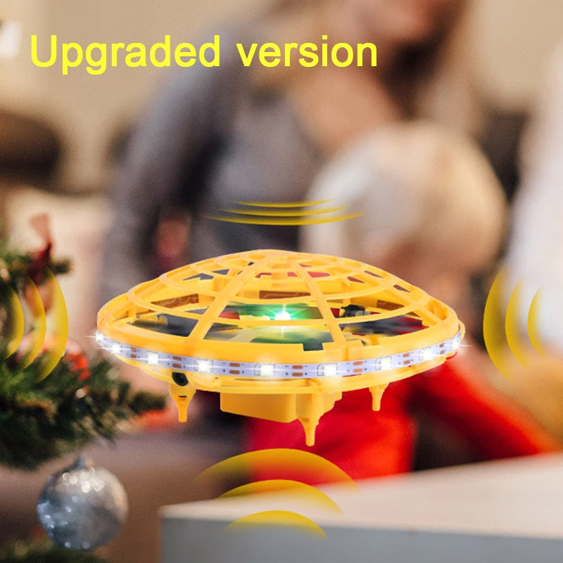 UFO Hand-Controlled Flying Mini-Drone (Ages 5+)