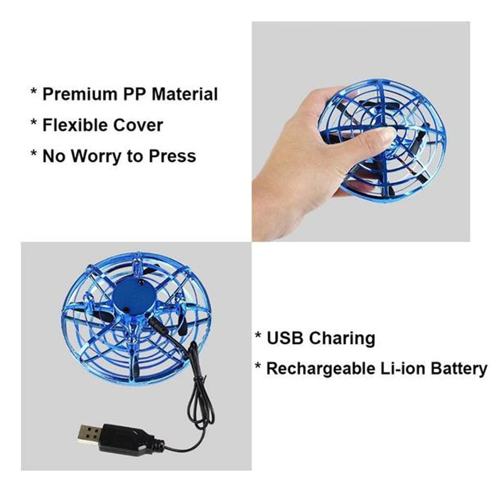 UFO Hand-Controlled Flying Mini-Drone (Ages 5+)