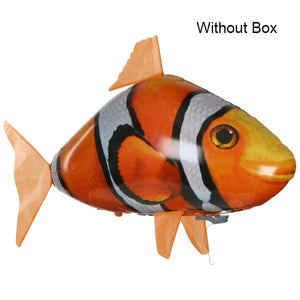 Remote Control Shark Toys Air Swimming Fish Infrared RC Flying Air Balloons Nemo Clown Fish Remote Control Air Plane Kids Toys