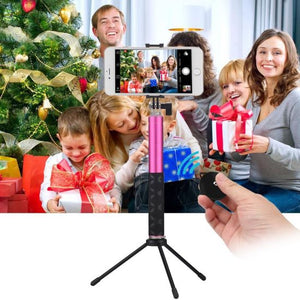 3-in-1 Selfie Stick & Tripod With Bluetooth Remote