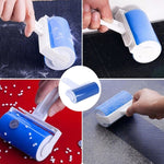 Washable Roller Cleaner Lint Remover Sticky Picker Pet Hair Clothes Fluff Remover Reusable Brush Household Cleaner Wiper Tool