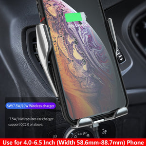 Wireless Automatic Sensor Car Phone Holder And Charger