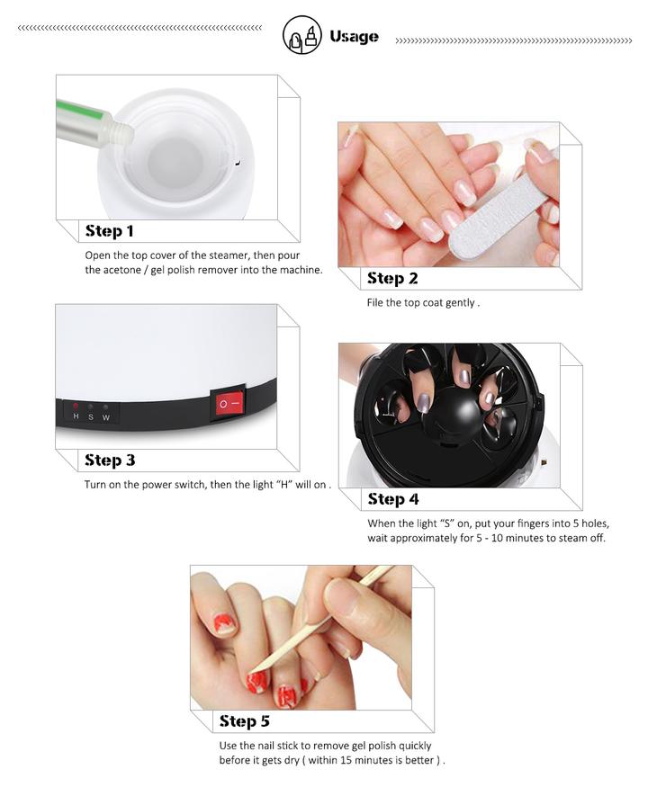 Gel Nail Polish Remover Machine