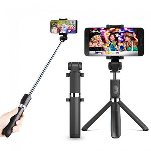 3-in-1 Selfie Stick & Tripod With Bluetooth Remote