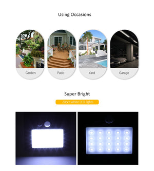 Solar Waterproof Wall Light