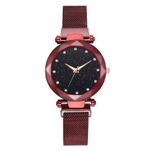 STARRYSKY™ Luxury Ladies Magnetic  Fashion Diamond Quartz Wristwatche