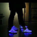 Light-up Luminous Fiber Optic Shoes